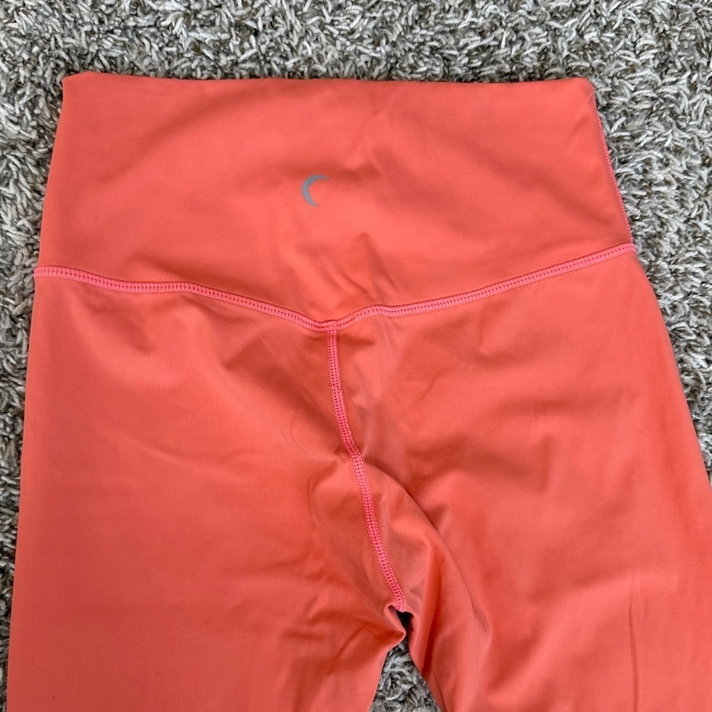 Zyia Active Legging Sport Moon Cut Out Bright Coral size 6-8 - Picture 6 of 15